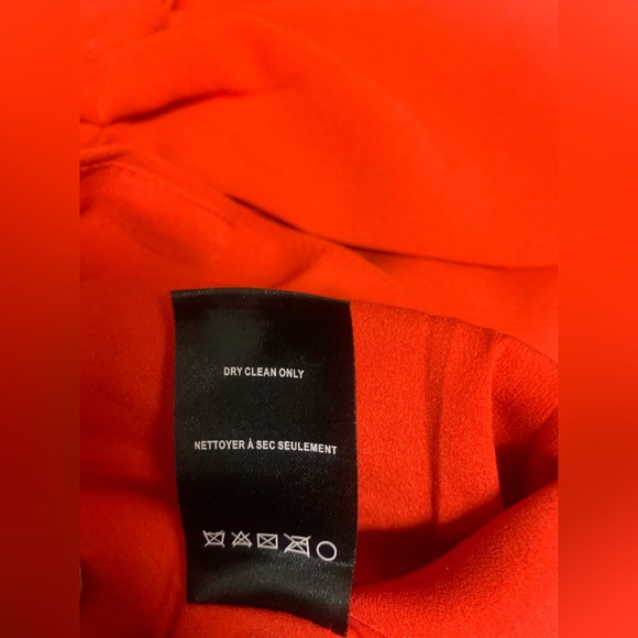 Anthropologie Adelyn Rae Rozina Strapless Bow Top- Red - Picture 11 of 14